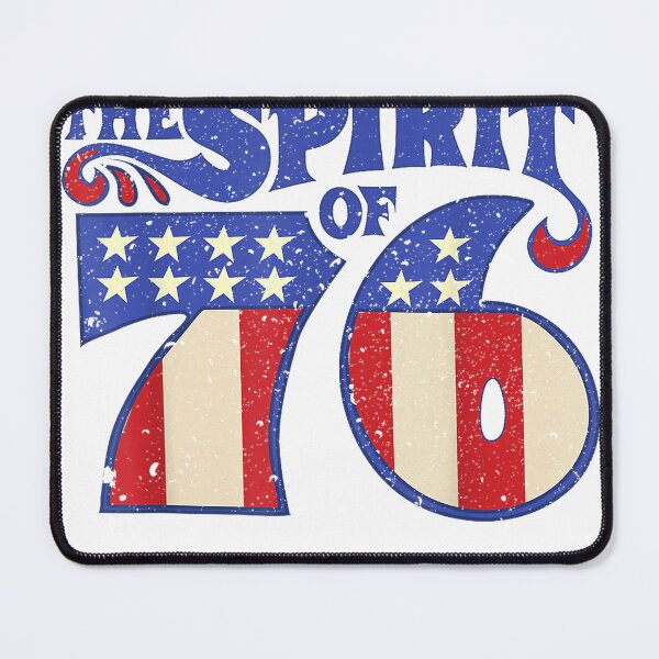 Item preview, The Spirit 76 Vintage Retro 4th of July Independence Day T-Shirt designed and sold by gidget-gadget.