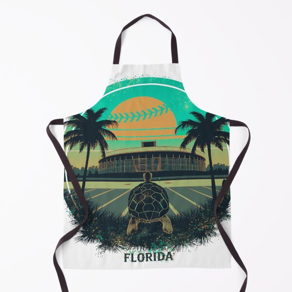 Item preview, Florida Baseball Sunset Turtle Vintage Sports T-Shirt | Coastal Ballpark Retro Graphic designed and sold by Vvmd.