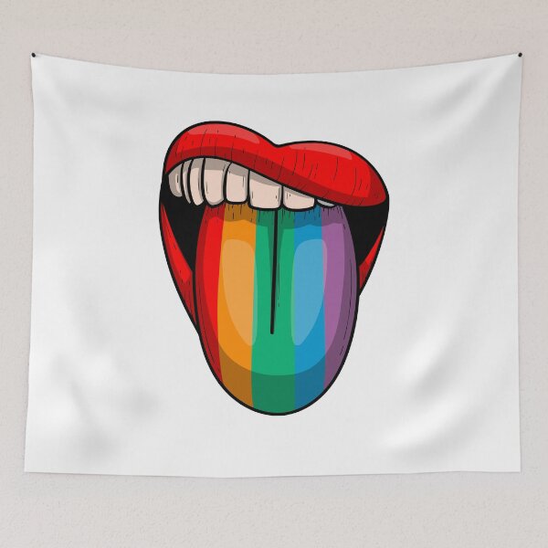 Item preview, Pride Lips designed and sold by LGBTQ+ Owned and Illustrated Merch to Feed Your Gay Soul.