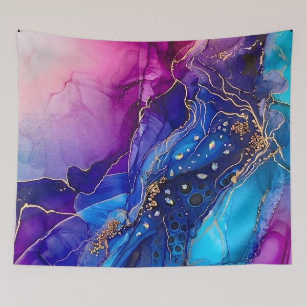 Item preview, Abstract Vibrant Rainbow Ombre designed and sold by Differenceee.