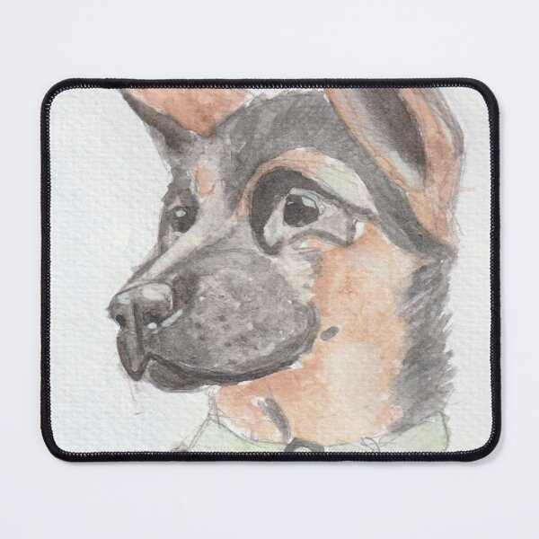 Item preview, Cachorro de pastor aleman en acuarela designed and sold by San-shine-arts.