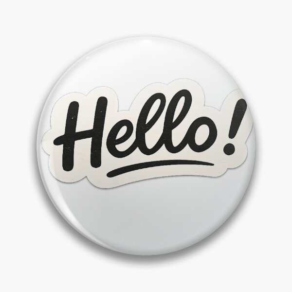 Item preview, Hello! Aesthetic Sticker designed and sold by Wild Harbor.