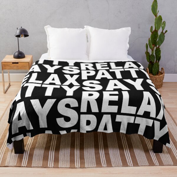 Item preview, Patty Says Relax White designed and sold by Normbot2000.