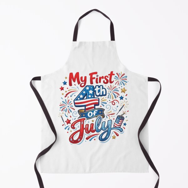 Item preview, My First 4th of July Shirt – Cute Baby Patriotic Fireworks Design designed and sold by CreativeNest Prints.