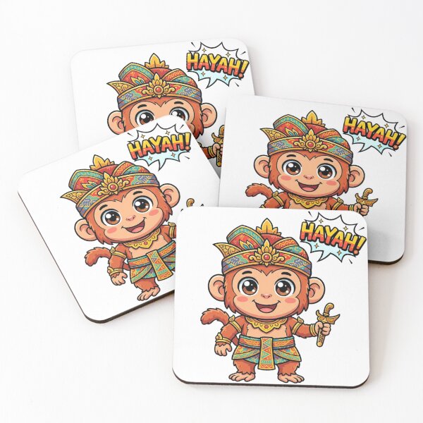 Item preview, Anggada Cute Chibi Monkey Warrior Art designed and sold by DuckOddity.