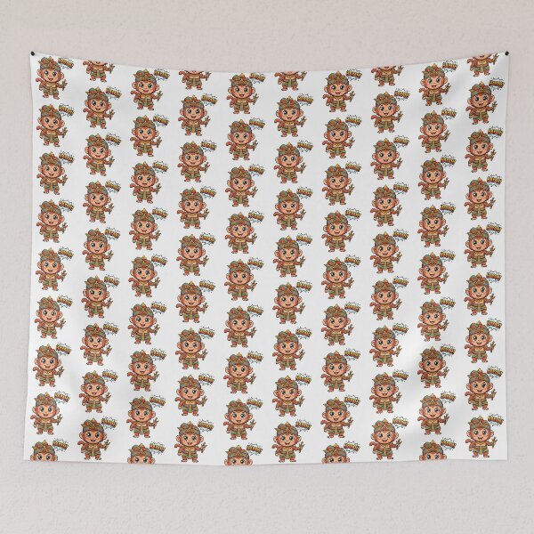 Item preview, Anggada Cute Chibi Monkey Warrior Art designed and sold by DuckOddity.