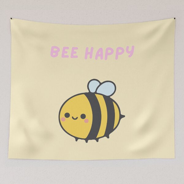 Item preview, Bee Happy Cute Kawaii Bee designed and sold by SpartanDStore.
