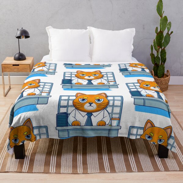 Item preview, grumpy cat at office desk monday mood designed and sold by Senglaopattern.