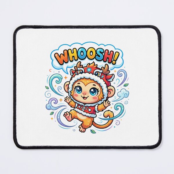 Item preview, Anila Cute Chibi Wind Monkey Art designed and sold by DuckOddity.