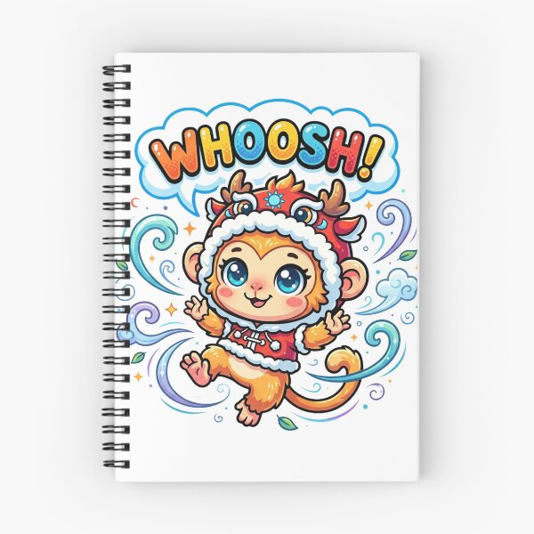 Item preview, Anila Cute Chibi Wind Monkey Art designed and sold by DuckOddity.