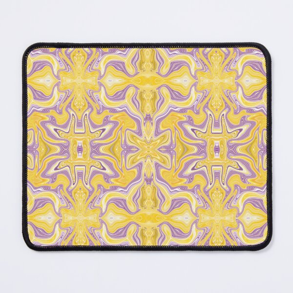 Item preview, Pastel Retro Yellow and Purple Psychedelic Marble designed and sold by Nicha Studio.