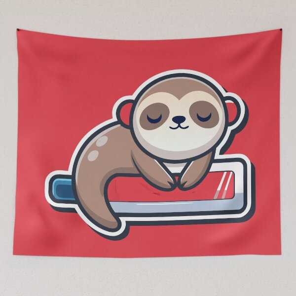 Item preview, Low Battery Mode Lazy Sloth designed and sold by fadilow.