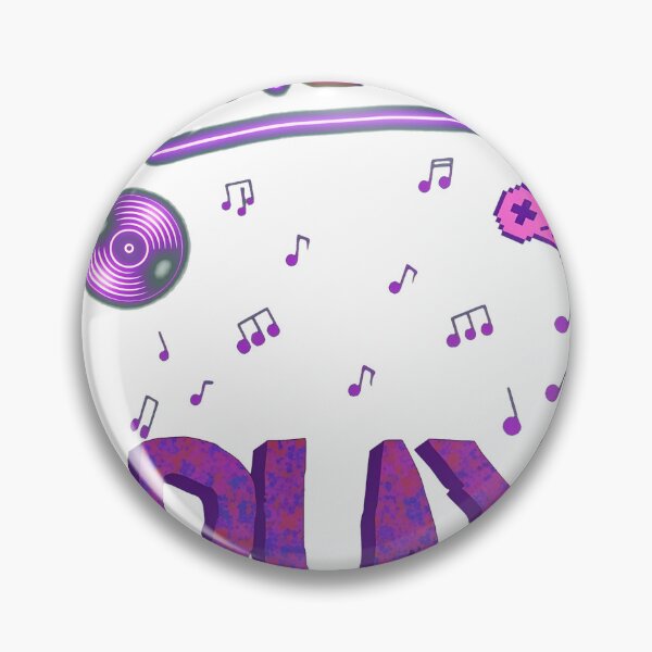 Item preview, Press Play Music Notes Hand Drawn  designed and sold by msolgray.
