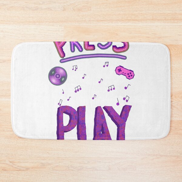 Item preview, Press Play Music Notes Hand Drawn  designed and sold by msolgray.