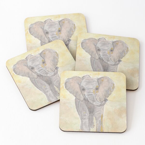 Item preview, Elephant in watercolor designed and sold by San-shine-arts.