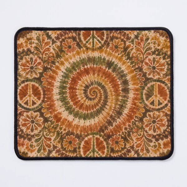 Item preview, Earth Tone Peace Sign Tie Dye Bohemian Hippie designed and sold by PinUpPizzazz.
