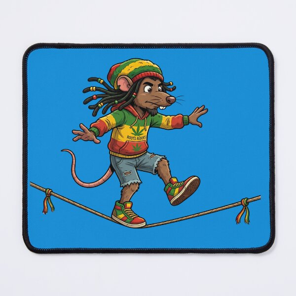 Item preview, Reggae Rat Roots Rider Tightrope Walker designed and sold by digitalbob60.