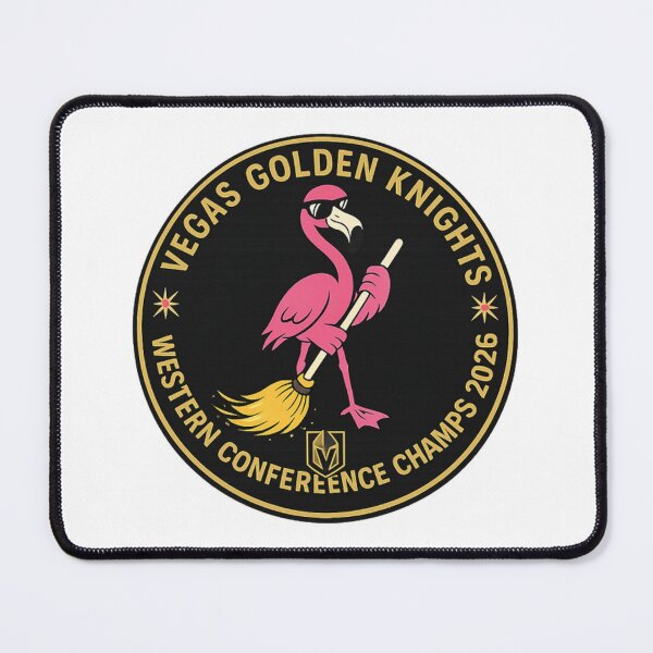 Item preview, Funny Hockey Champs Flamingo Badge designed and sold by SaryaSmyth19.