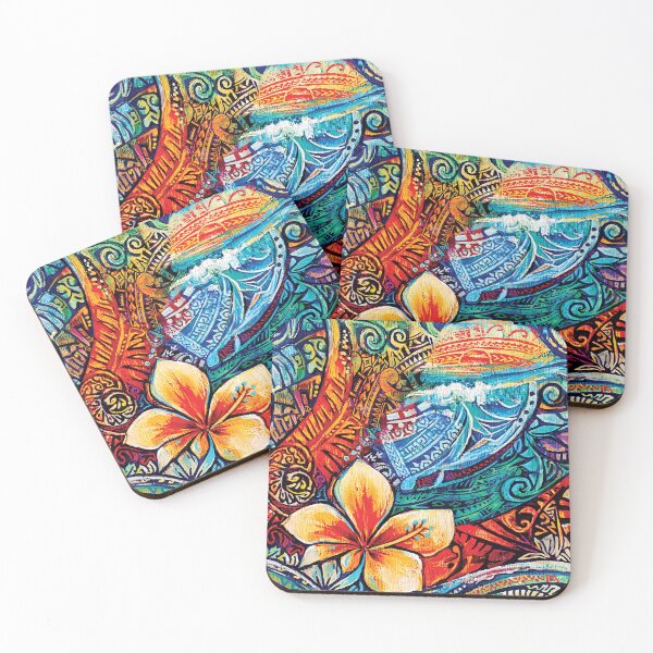 Item preview, Pacific Rhythm Abstract Painting designed and sold by sunnthreads.