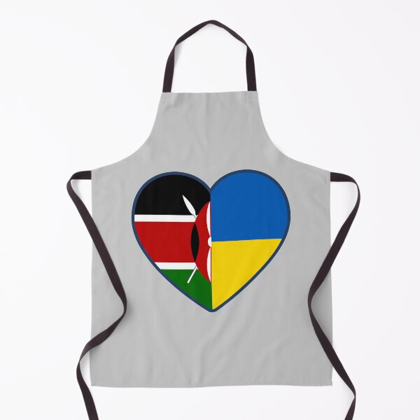 Item preview, Kenya Ukraine | 2 Nations 1 Heart designed and sold by sublimesun.