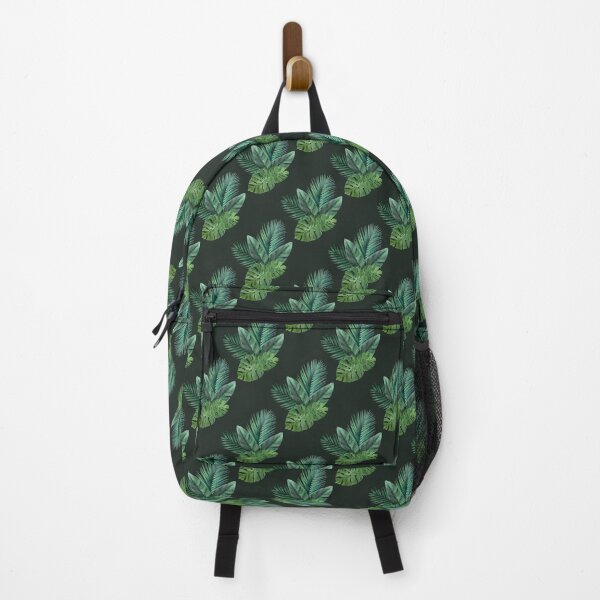 Item preview, Tropical Leaf Pattern | Dark Green Black Lush Seamless Jungle Botanical designed and sold by Dino-Lune.