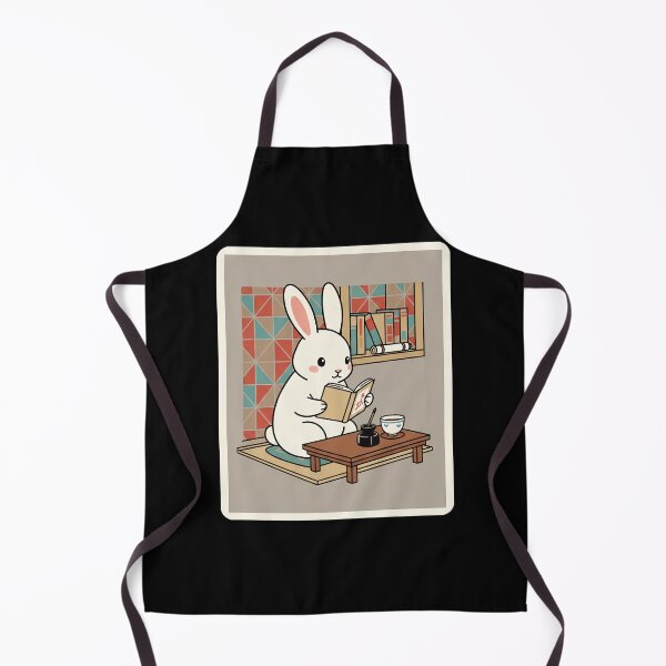 Item preview, Cute Reading Bunny in Cozy Study Corner designed and sold by JordynLadukeg65.