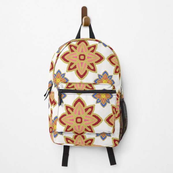 Item preview, Bohemian Terracotta and Blue Floral Mandala designed and sold by Nicha Studio.