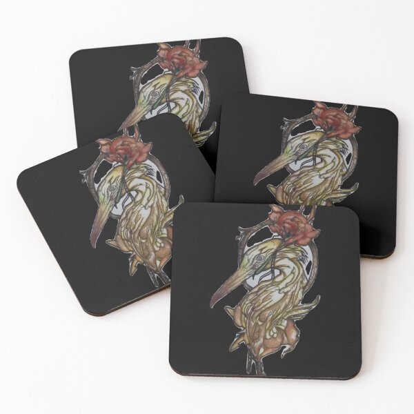 Item preview, Mythical Bird and Blossom - Neo-Traditional Ink designed and sold by Ideniquo.
