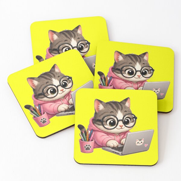 Item preview, Cute Kitten Coder designed and sold by bolguzart.