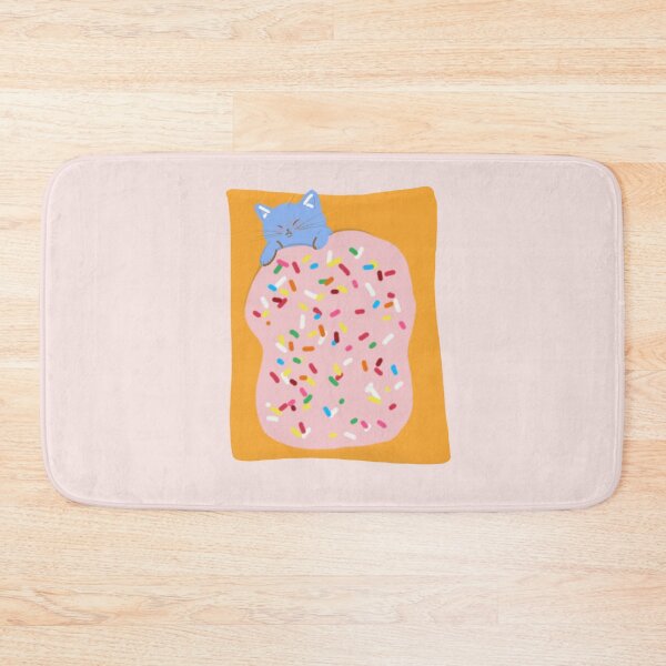 Item preview, Sleeping blue cat in toaster tart dessert  designed and sold by SolaceCatDesigns.