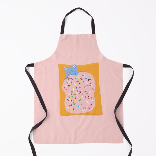 Item preview, Sleeping blue cat in toaster tart dessert designed and sold by SolaceCatDesigns.
