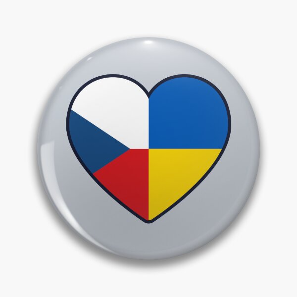 Item preview, Czechia Ukraine | 2 Nations 1 Heart designed and sold by sublimesun.