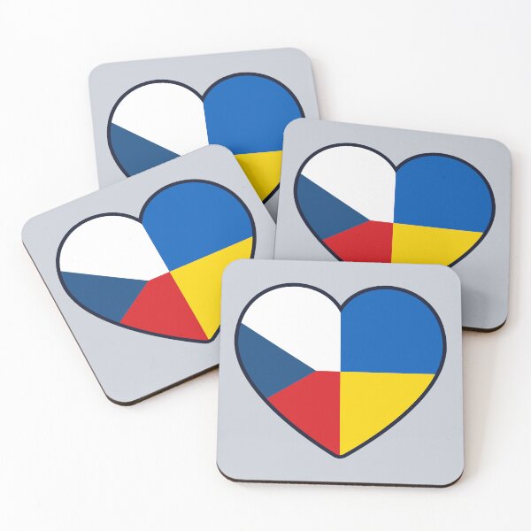 Item preview, Czechia Ukraine | 2 Nations 1 Heart designed and sold by sublimesun.