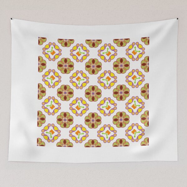 Item preview, Cute Retro Donuts Geometric Seamless Pattern designed and sold by Nicha Studio.
