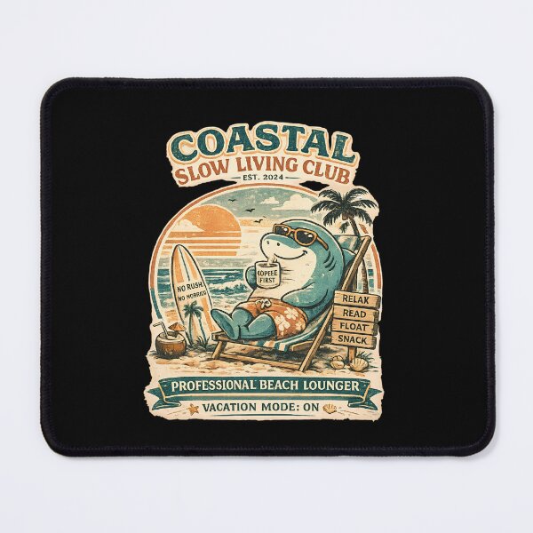 Item preview, Coastal Slow Living Club – Professional Beach Lounger designed and sold by DesignTeamHub.