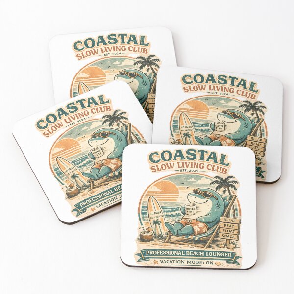 Item preview, Coastal Slow Living Club – Professional Beach Lounger designed and sold by DesignTeamHub.