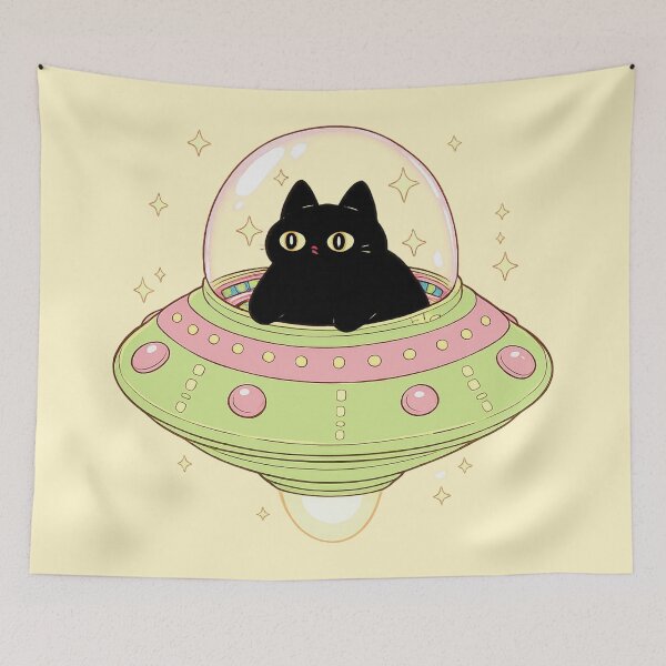 Item preview, Black cat alien designed and sold by YChangShop.