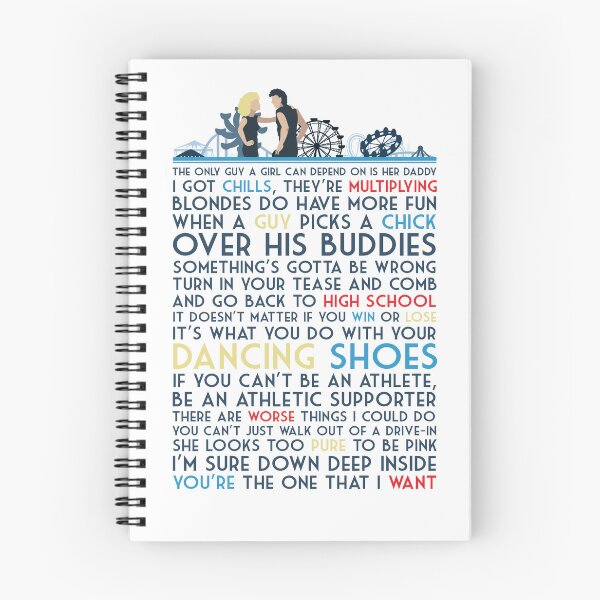 Item preview, Grease Movie Musical Quotes designed and sold by ALyricalMiracle.