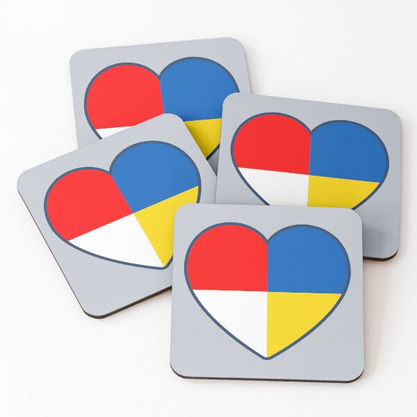 Item preview, Indonesia Ukraine | 2 Nations 1 Heart designed and sold by sublimesun.