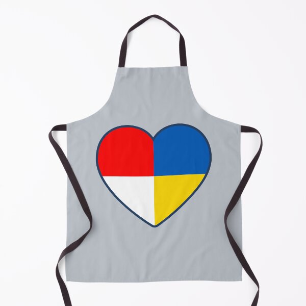 Item preview, Indonesia Ukraine | 2 Nations 1 Heart designed and sold by sublimesun.