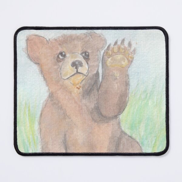 Item preview, Watercolor of a bear cub designed and sold by San-shine-arts.