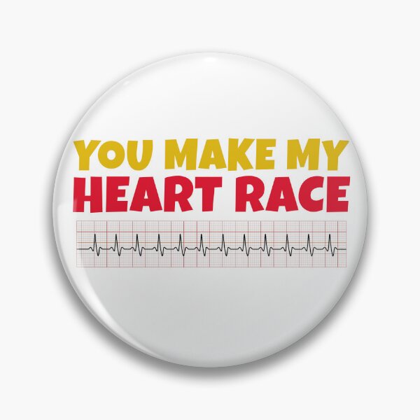 Item preview, You Make My Heart Race designed and sold by Giddy Bear Gifts.