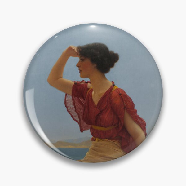 Item preview, Vintage Women Gazing / la femme qui regarde designed and sold by LazySueCreations.