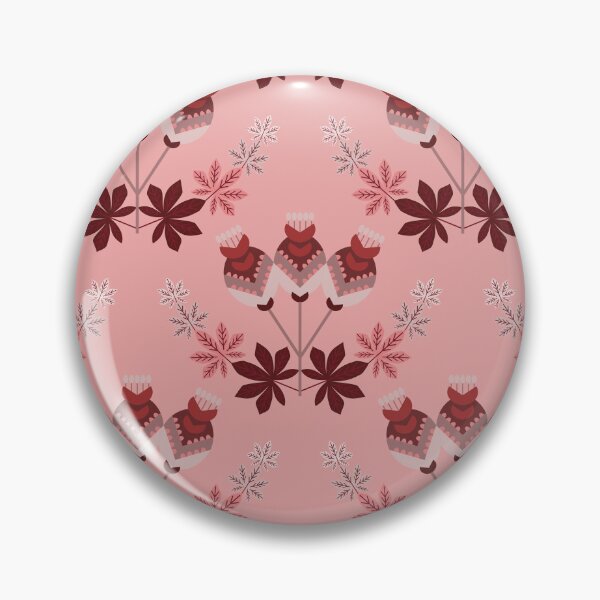 Item preview, Pink Nordic Floral Seamless Pattern designed and sold by PowerAntShop.