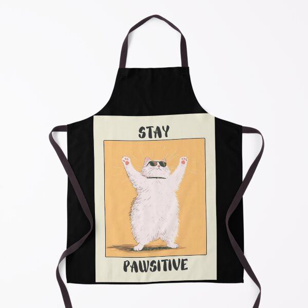 Item preview, Stay Pawsitive Cat designed and sold by walkersnopi.