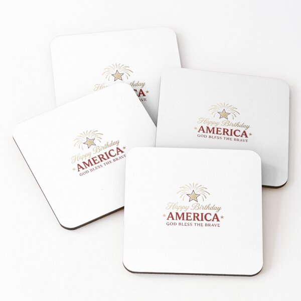 Item preview, Happy Birthday America God Bless Brave designed and sold by laughingshirts.