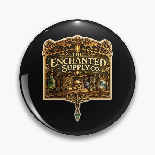 Item preview, The Enchanted Supply Co. | Magical Gear & Potions | Fantasy Merchant Shop Sign designed and sold by MrDev.