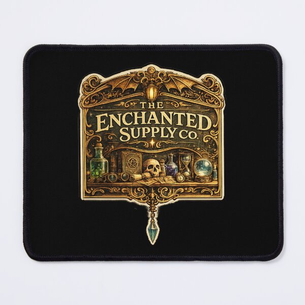 Item preview, The Enchanted Supply Co. | Magical Gear & Potions | Fantasy Merchant Shop Sign designed and sold by MrDev.