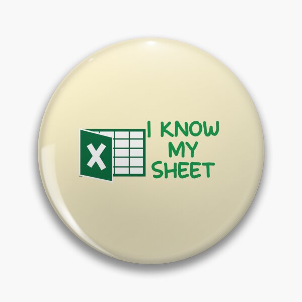 Item preview, I know my sheet spreadsheet financial pun designed and sold by fluffyfamcraft.