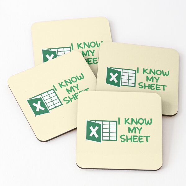 Item preview, I know my sheet spreadsheet financial pun designed and sold by fluffyfamcraft.